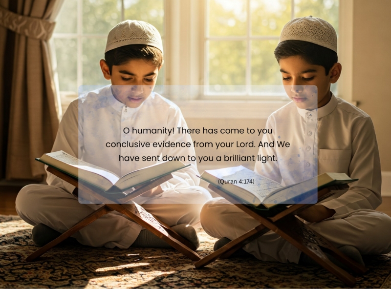 Night scene of ancient Arabian city