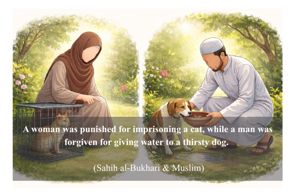 Hadith on kindness to animals in Islam