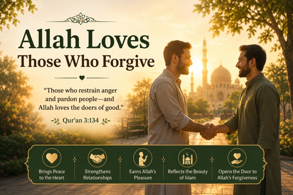Allah Loves those who forgive